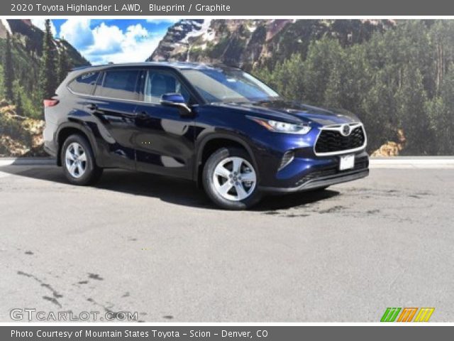 2020 Toyota Highlander L AWD in Blueprint
