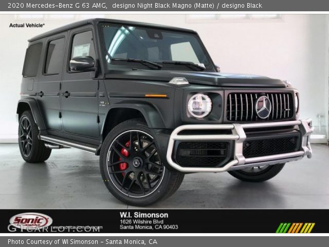 2020 Mercedes-Benz G 63 AMG in designo Night Black Magno (Matte)