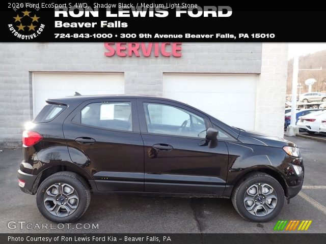2020 Ford EcoSport S 4WD in Shadow Black