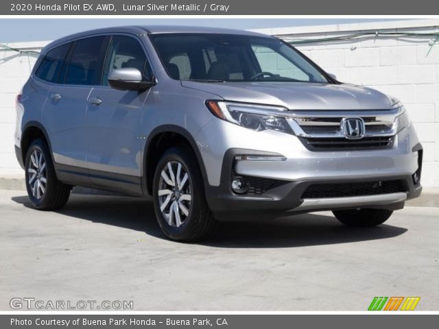 2020 Honda Pilot EX AWD in Lunar Silver Metallic