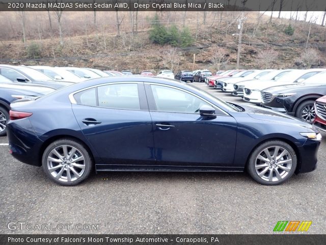 2020 Mazda MAZDA3 Select Sedan AWD in Deep Crystal Blue Mica