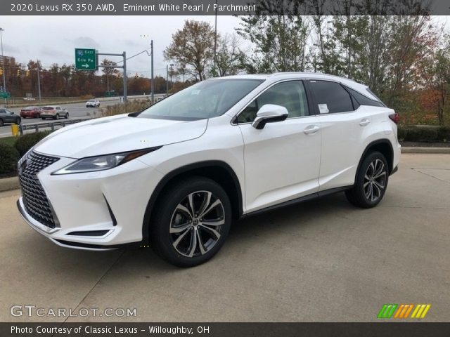 2020 Lexus RX 350 AWD in Eminent White Pearl