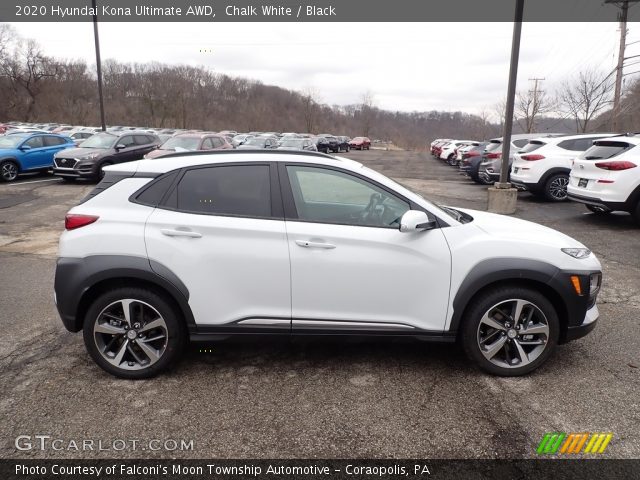 2020 Hyundai Kona Ultimate AWD in Chalk White