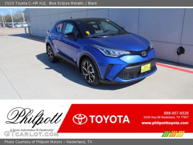 2020 Toyota C-HR XLE in Blue Eclipse Metallic