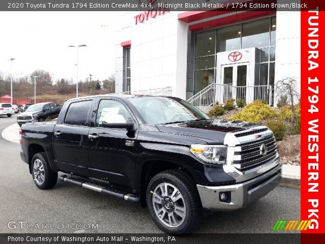 2020 Toyota Tundra 1794 Edition CrewMax 4x4 in Midnight Black Metallic