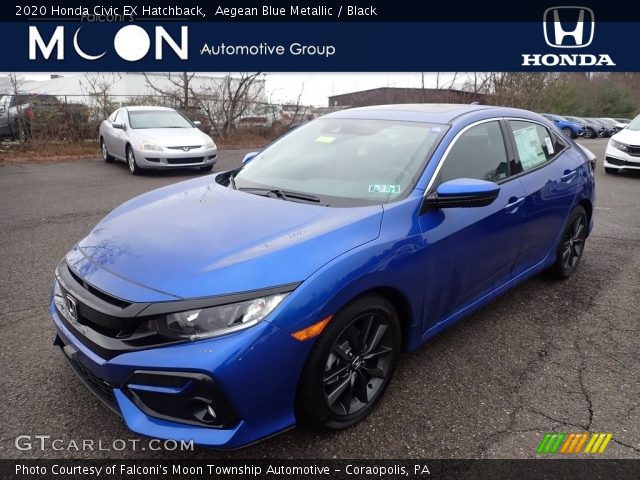 2020 Honda Civic EX Hatchback in Aegean Blue Metallic