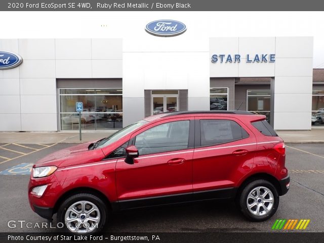 2020 Ford EcoSport SE 4WD in Ruby Red Metallic