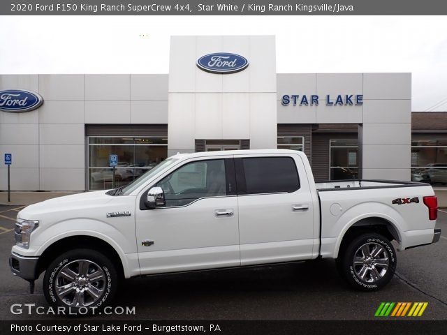 2020 Ford F150 King Ranch SuperCrew 4x4 in Star White