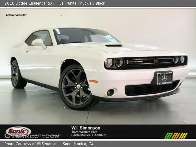2018 Dodge Challenger SXT Plus in White Knuckle