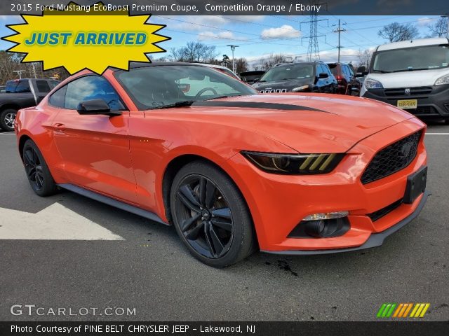 2015 Ford Mustang EcoBoost Premium Coupe in Competition Orange