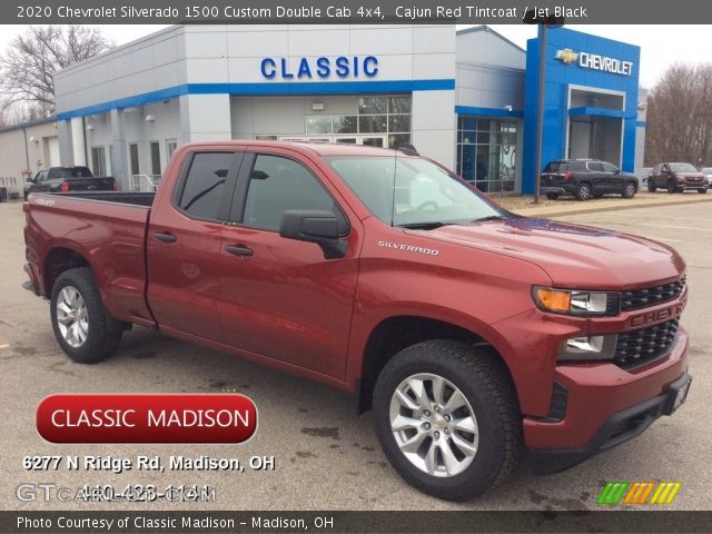 2020 Chevrolet Silverado 1500 Custom Double Cab 4x4 in Cajun Red Tintcoat