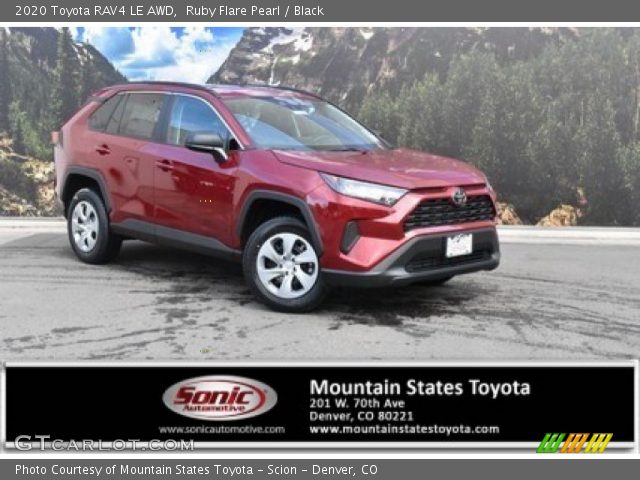2020 Toyota RAV4 LE AWD in Ruby Flare Pearl