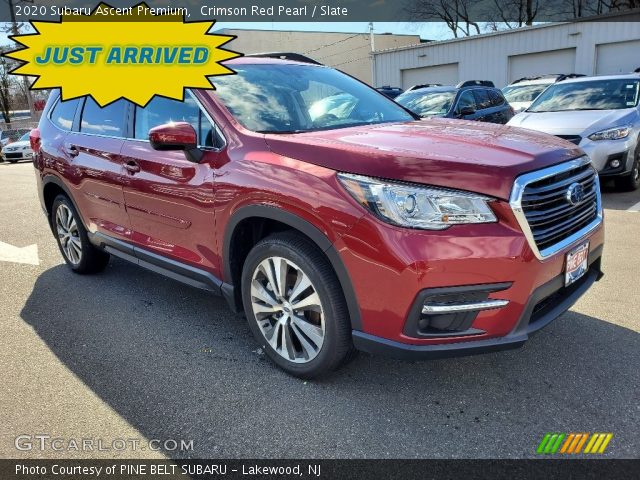 2020 Subaru Ascent Premium in Crimson Red Pearl