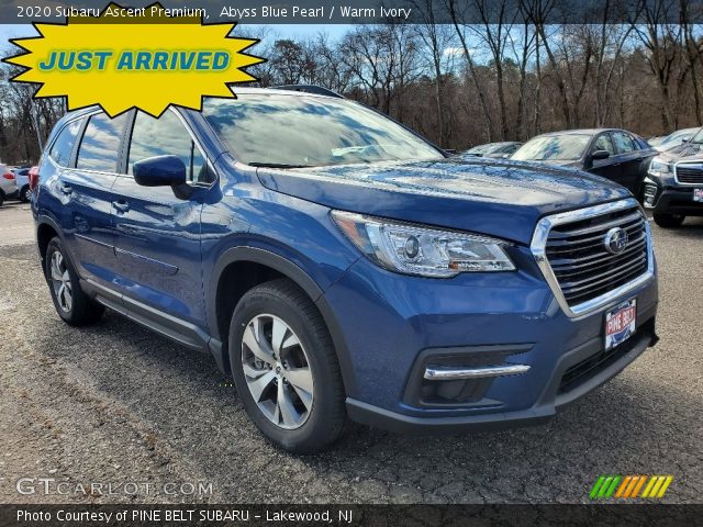 2020 Subaru Ascent Premium in Abyss Blue Pearl