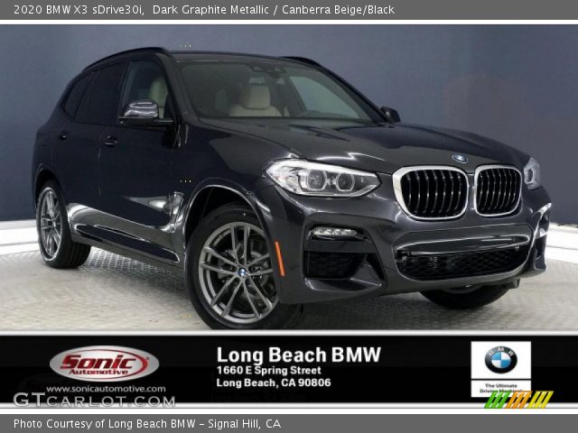 2020 BMW X3 sDrive30i in Dark Graphite Metallic