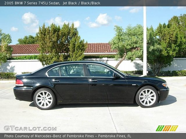 2005 BMW 7 Series 745Li Sedan in Jet Black