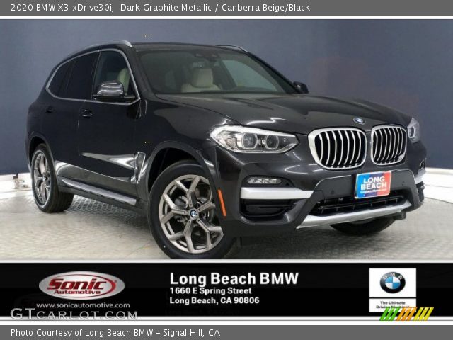 2020 BMW X3 xDrive30i in Dark Graphite Metallic