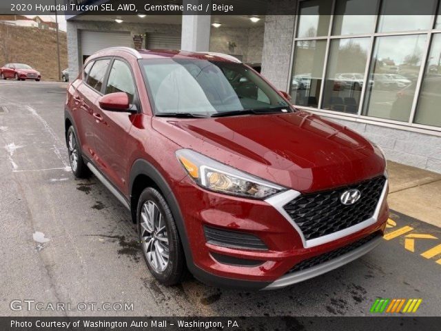 2020 Hyundai Tucson SEL AWD in Gemstone Red