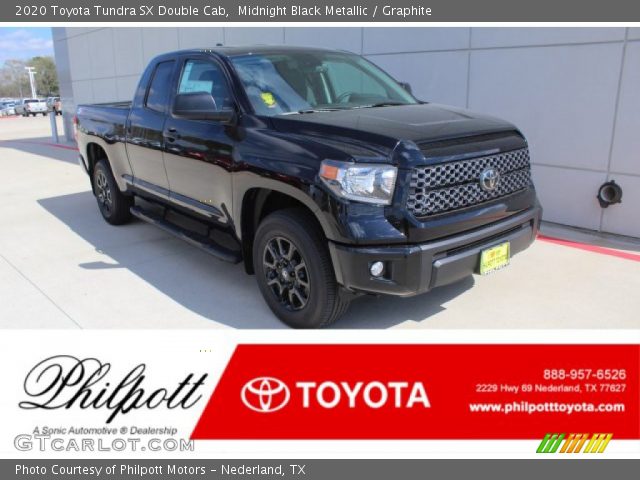 2020 Toyota Tundra SX Double Cab in Midnight Black Metallic