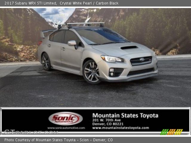 2017 Subaru WRX STI Limited in Crystal White Pearl