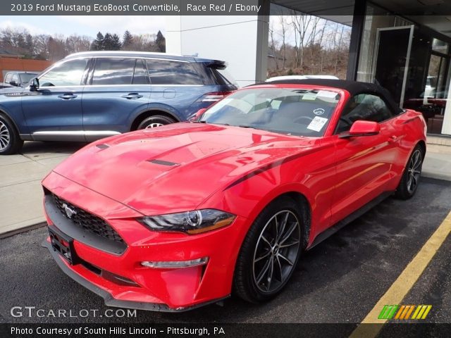 2019 Ford Mustang EcoBoost Convertible in Race Red