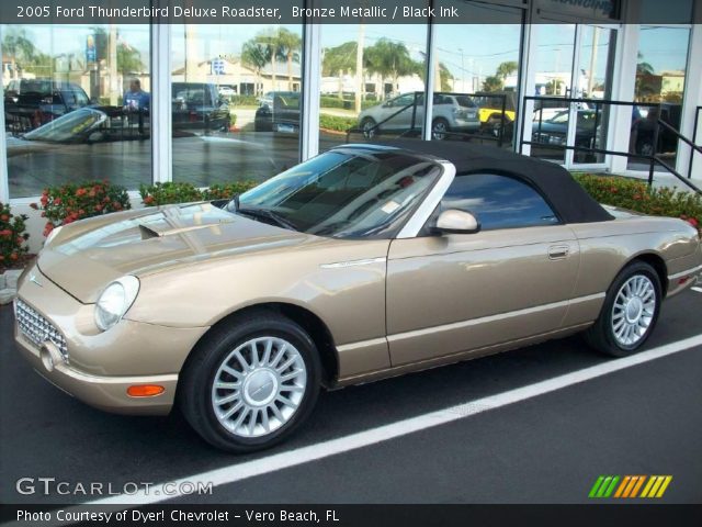 2005 Ford Thunderbird Deluxe Roadster in Bronze Metallic