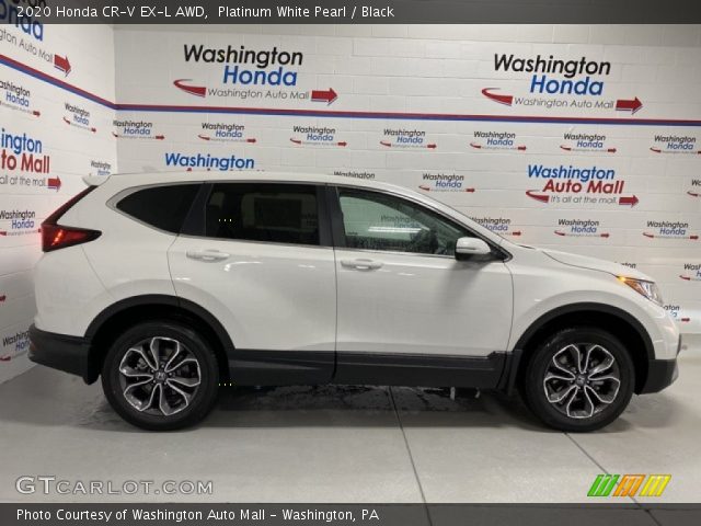 2020 Honda CR-V EX-L AWD in Platinum White Pearl