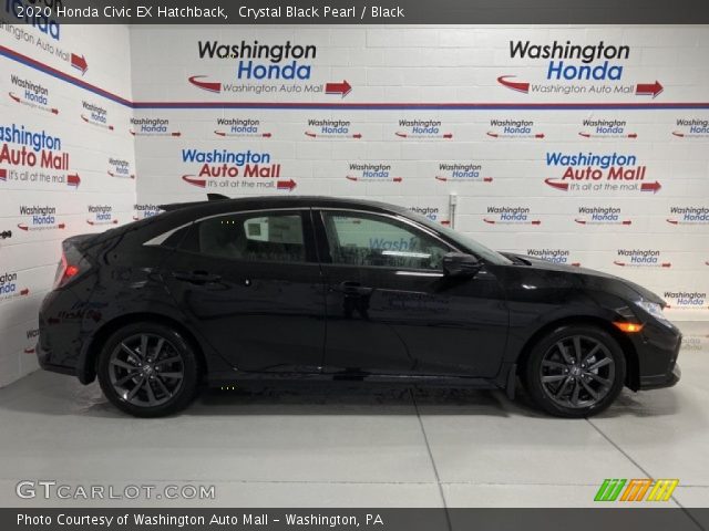 2020 Honda Civic EX Hatchback in Crystal Black Pearl