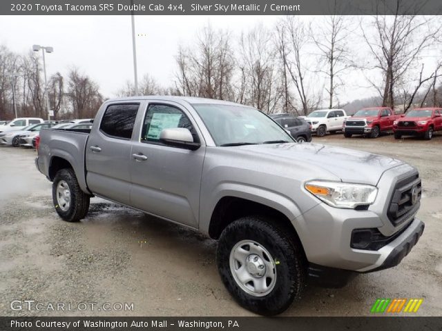 2020 Toyota Tacoma SR5 Double Cab 4x4 in Silver Sky Metallic