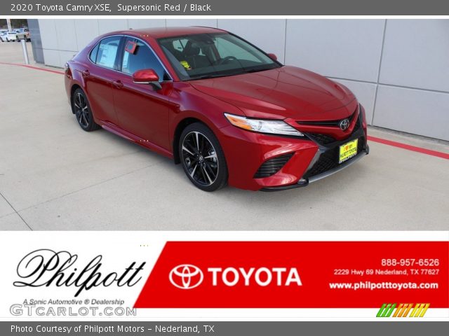 2020 Toyota Camry XSE in Supersonic Red