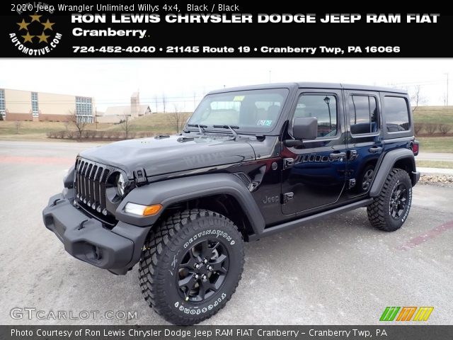 2020 Jeep Wrangler Unlimited Willys 4x4 in Black