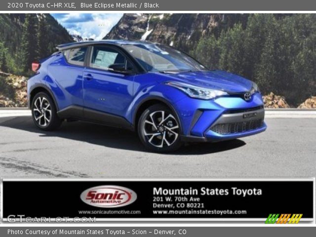2020 Toyota C-HR XLE in Blue Eclipse Metallic