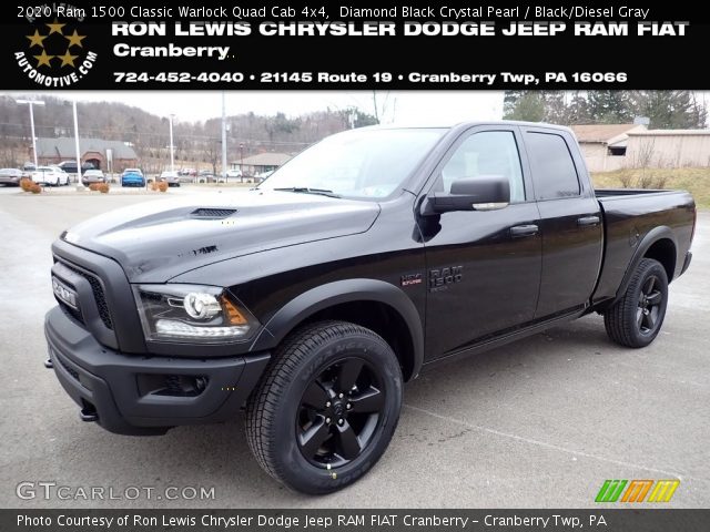 2020 Ram 1500 Classic Warlock Quad Cab 4x4 in Diamond Black Crystal Pearl