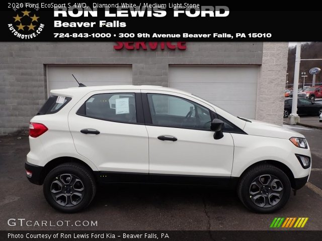 2020 Ford EcoSport S 4WD in Diamond White