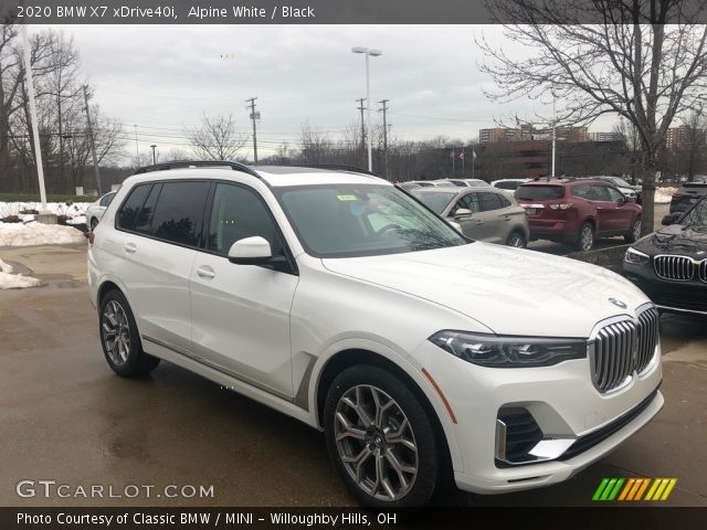 2020 BMW X7 xDrive40i in Alpine White