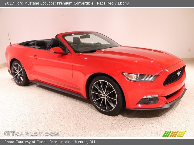 2017 Ford Mustang EcoBoost Premium Convertible in Race Red