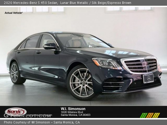 2020 Mercedes-Benz S 450 Sedan in Lunar Blue Metallic