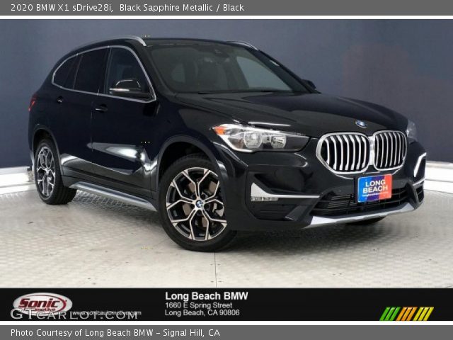 2020 BMW X1 sDrive28i in Black Sapphire Metallic