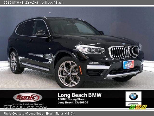 2020 BMW X3 sDrive30i in Jet Black