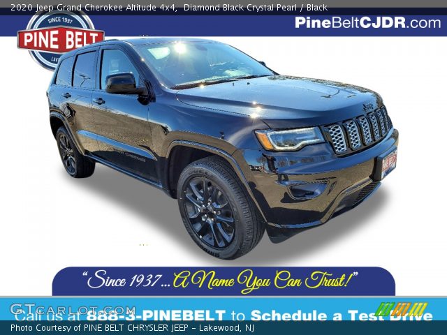 2020 Jeep Grand Cherokee Altitude 4x4 in Diamond Black Crystal Pearl