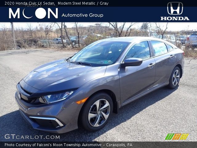 2020 Honda Civic LX Sedan in Modern Steel Metallic