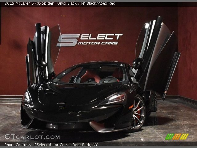 2019 McLaren 570S Spider in Onyx Black