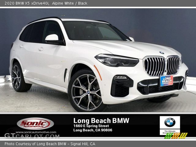 2020 BMW X5 xDrive40i in Alpine White