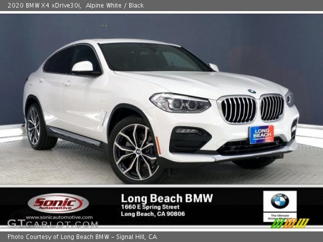 2020 BMW X4 xDrive30i in Alpine White