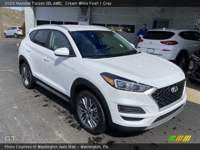 2020 Hyundai Tucson SEL AWD in Cream White Pearl