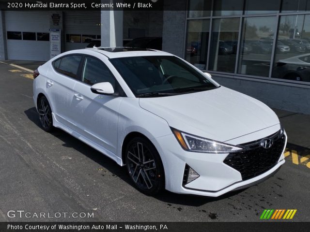 2020 Hyundai Elantra Sport in Ceramic White