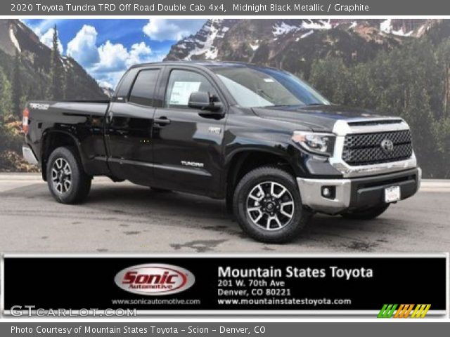 2020 Toyota Tundra TRD Off Road Double Cab 4x4 in Midnight Black Metallic