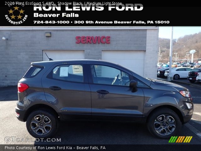 2020 Ford EcoSport S 4WD in Shadow Black