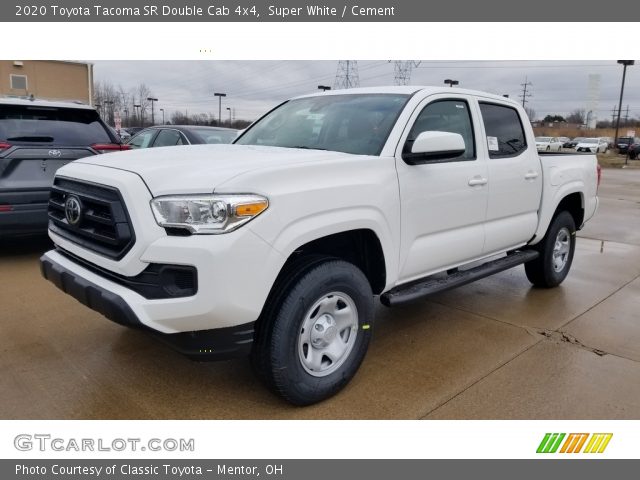 2020 Toyota Tacoma SR Double Cab 4x4 in Super White