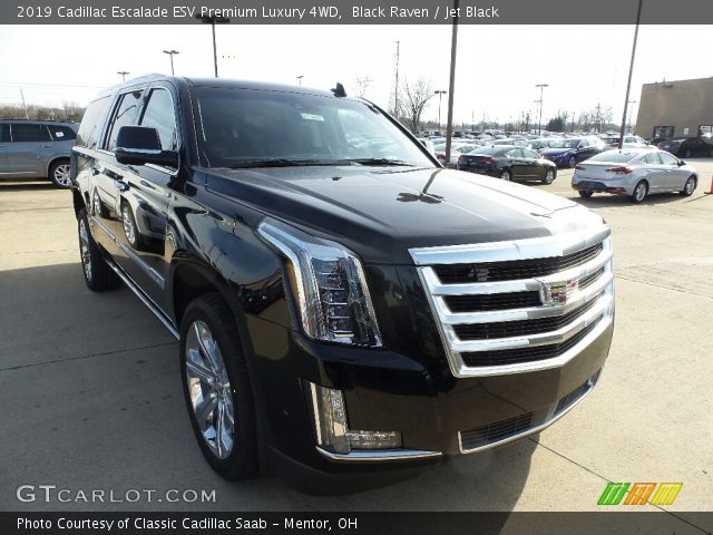 2019 Cadillac Escalade ESV Premium Luxury 4WD in Black Raven